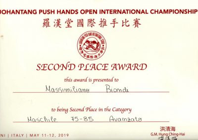 Diploma Push Hands 2019