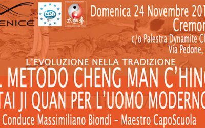 Seminario L’evoluzione nella tradizione – Il metodo Cheng Man Ching, il Tai Chi Chuan per l’uomo moderno